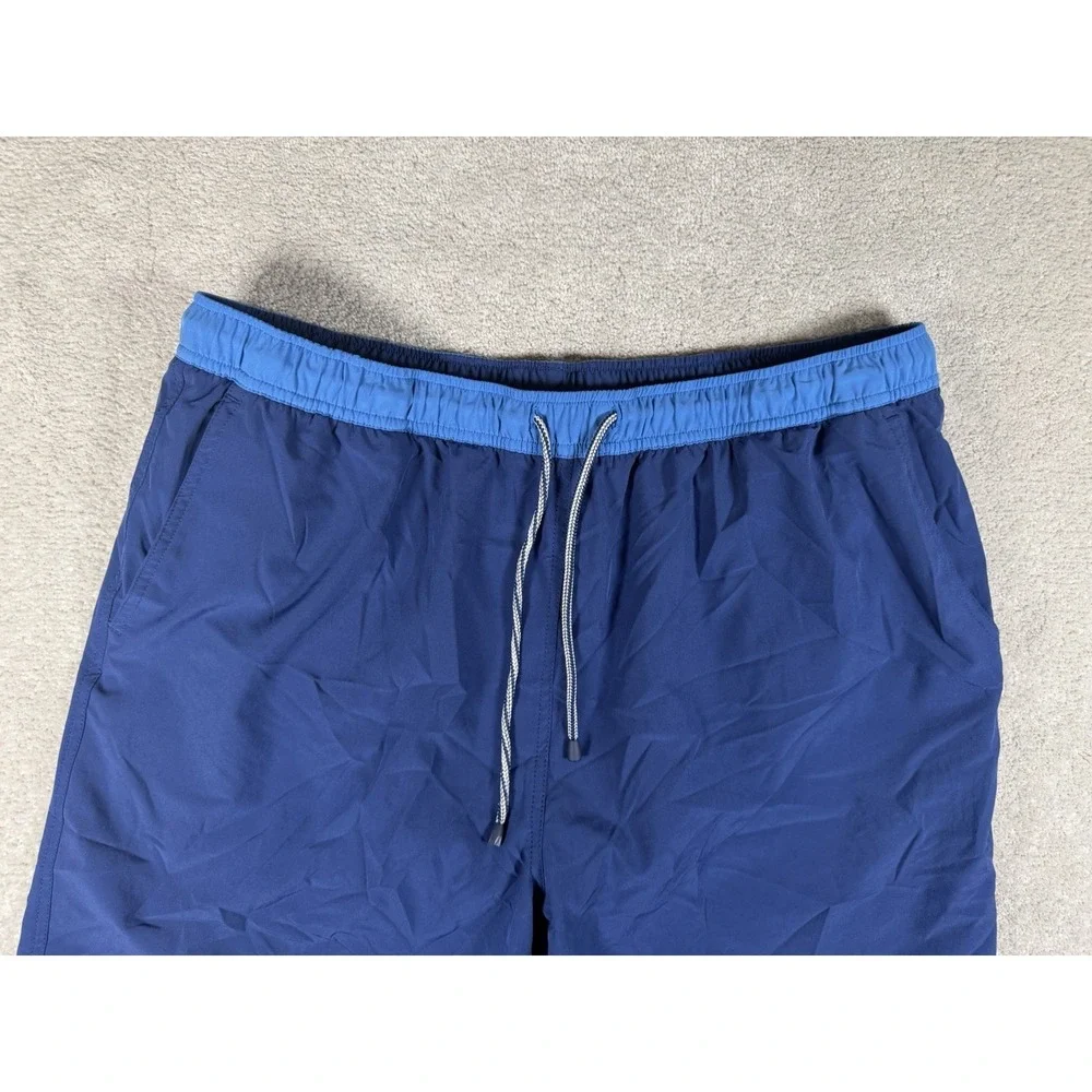 Peter Millar Seaside Swim Trunks Mens Blue Mesh Lined Resort Water Pool XL